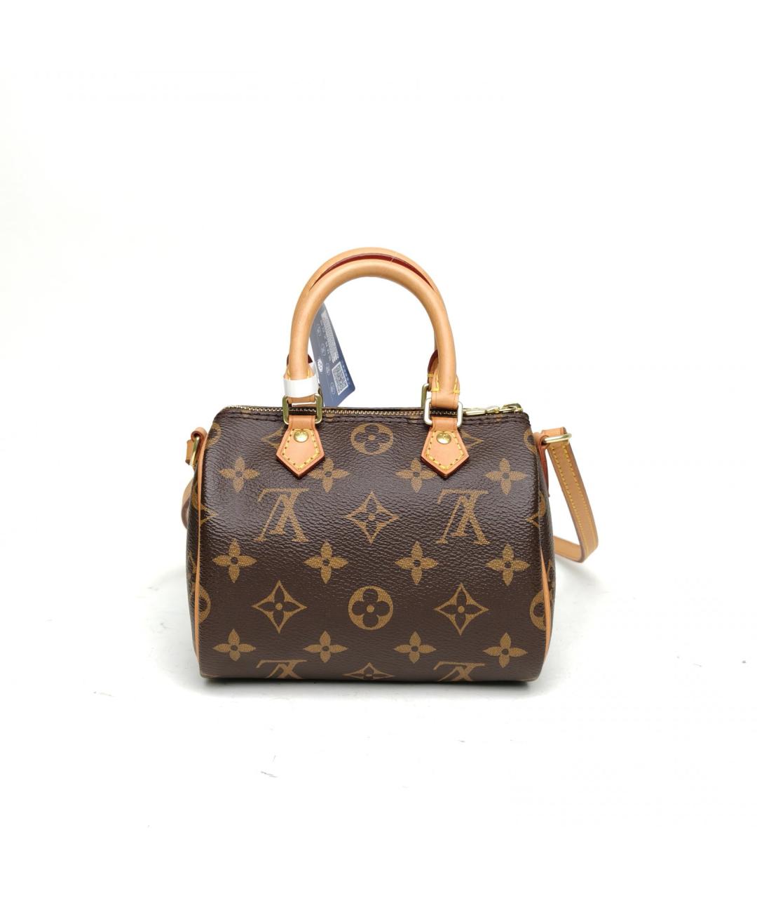 LOUIS VUITTON Коричневая сумка с короткими ручками, фото 4