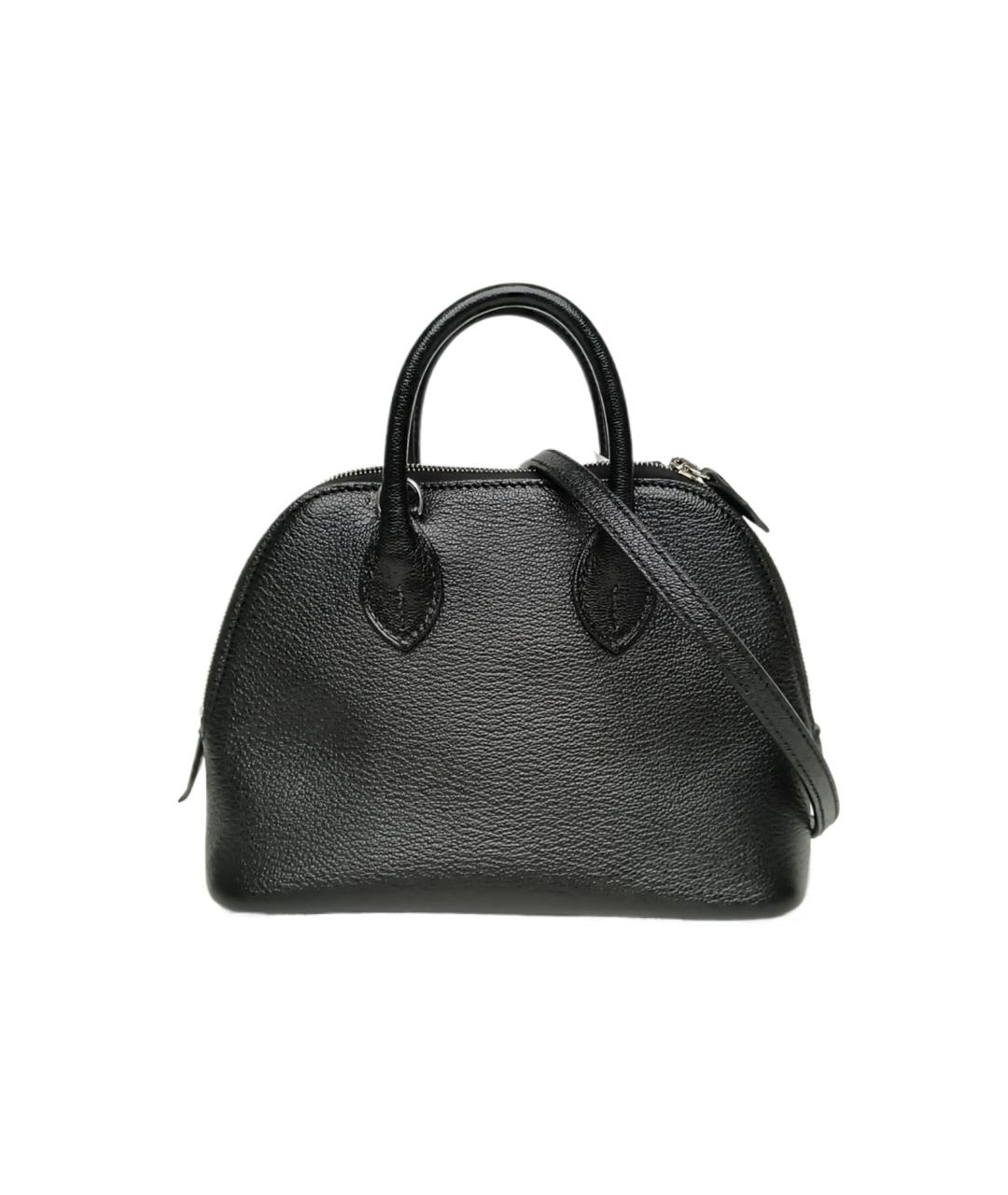 HERMES Черная кожаная сумка через плечо, фото 9