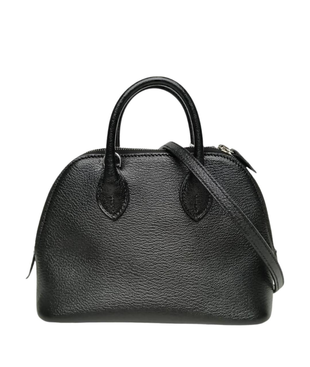 HERMES Черная кожаная сумка через плечо, фото 1