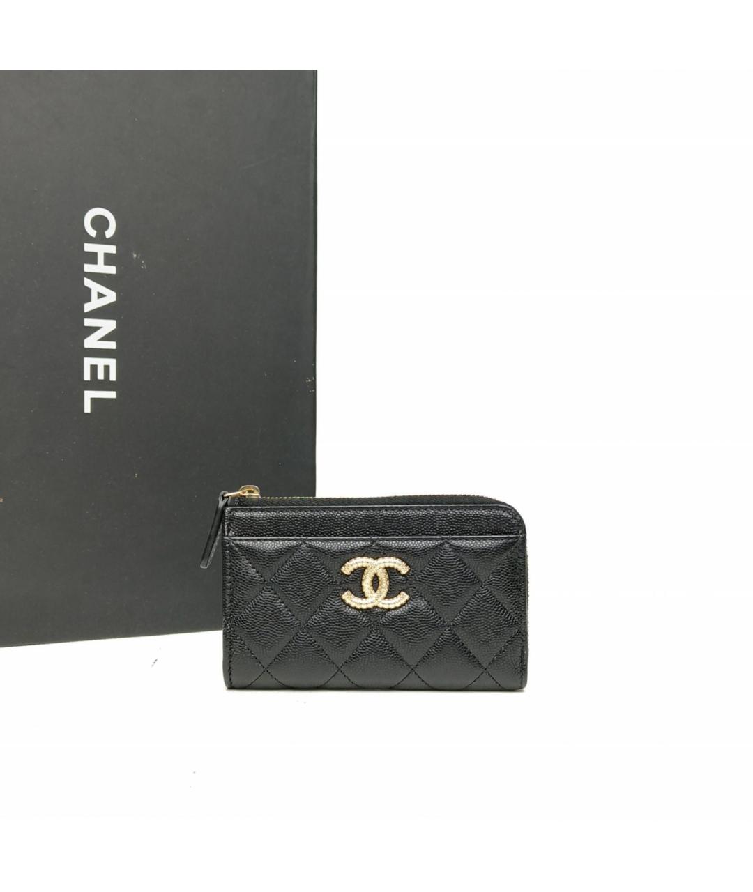 CHANEL Черный кардхолдер, фото 9