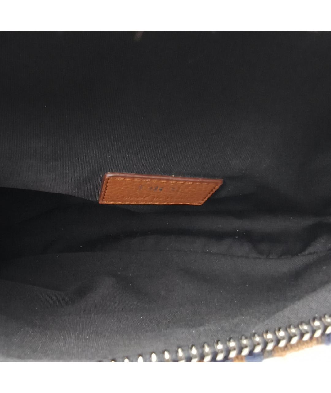 CHRISTIAN DIOR Оранжевая жаккардовая сумка через плечо, фото 6