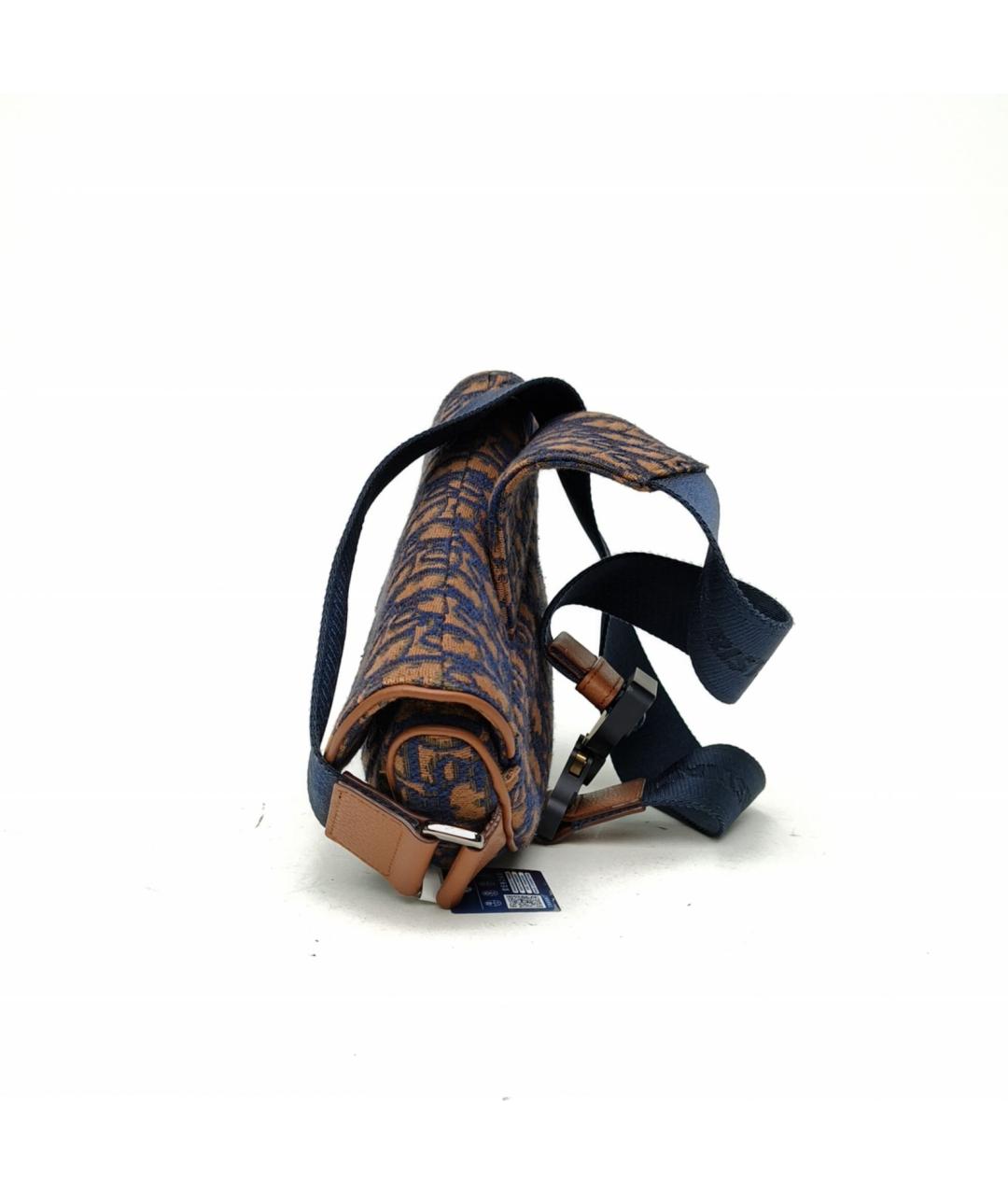 CHRISTIAN DIOR Оранжевая жаккардовая сумка через плечо, фото 3