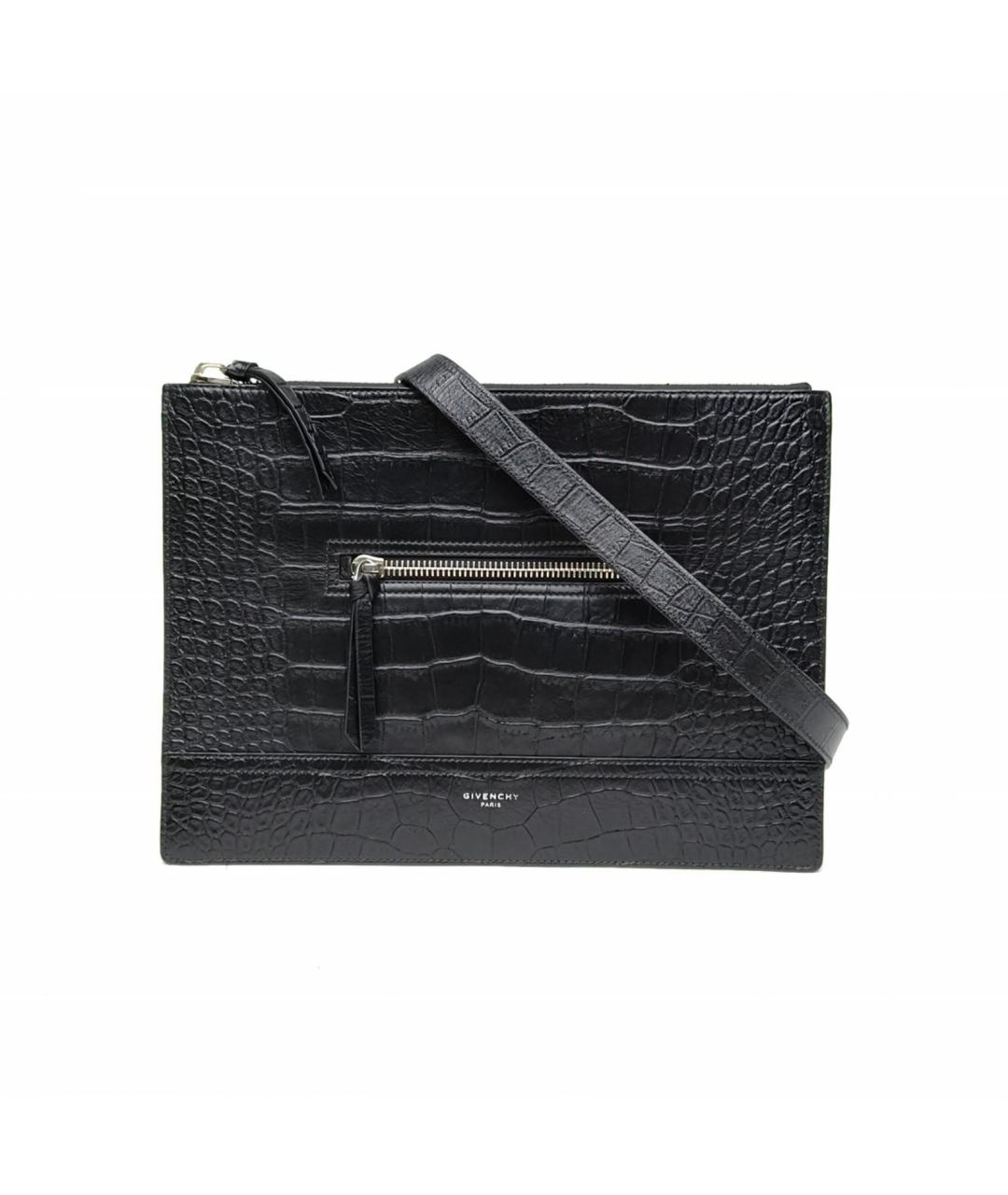 GIVENCHY Черная кожаная сумка через плечо, фото 2