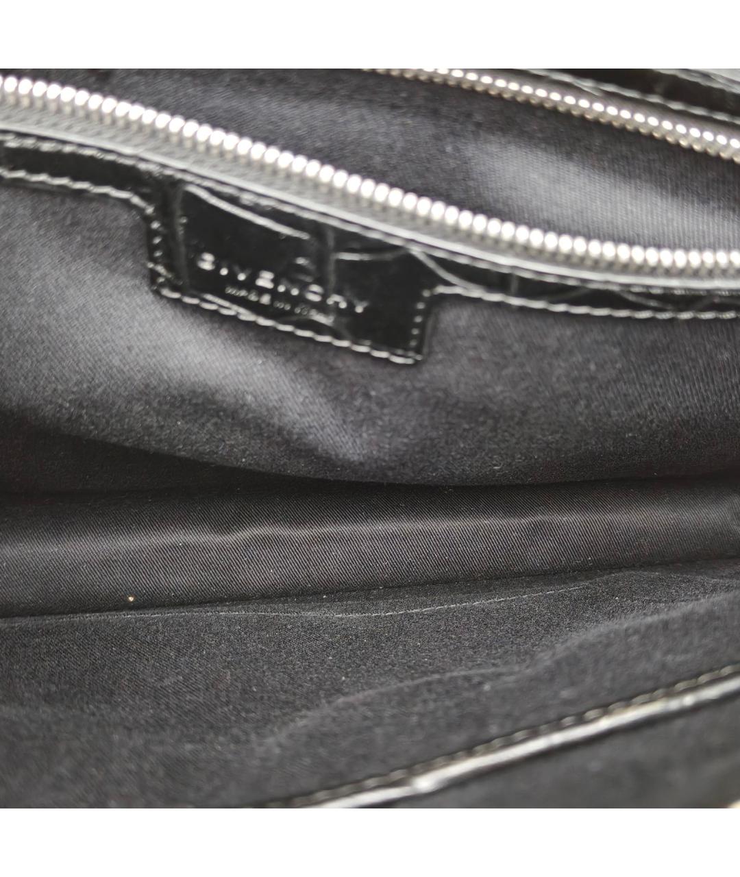 GIVENCHY Черная кожаная сумка через плечо, фото 7
