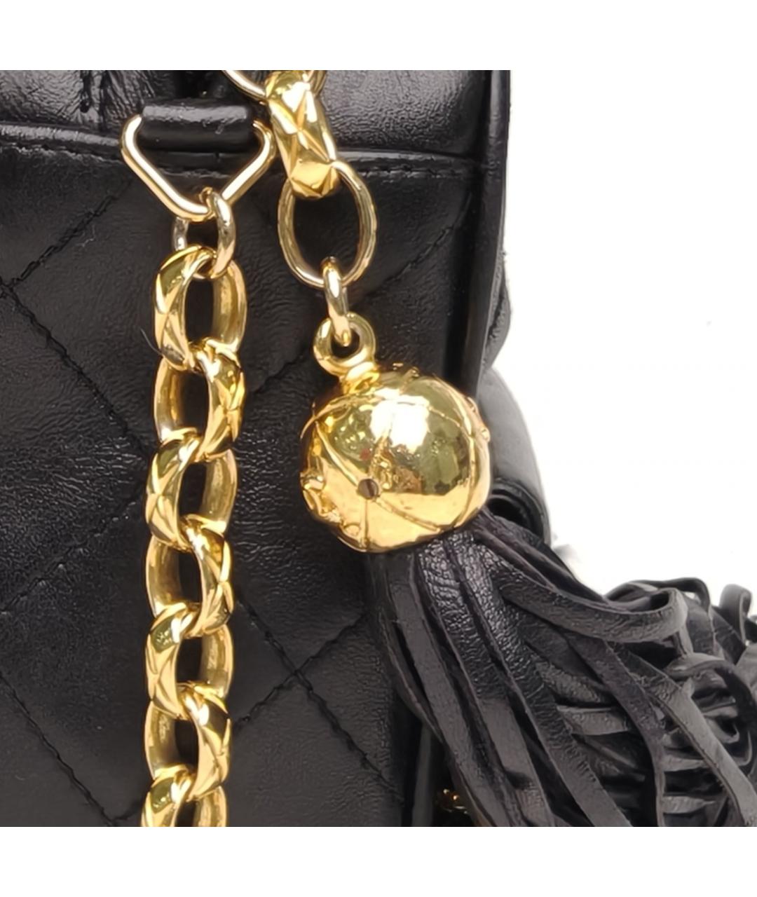 CHANEL Черная сумка через плечо, фото 8