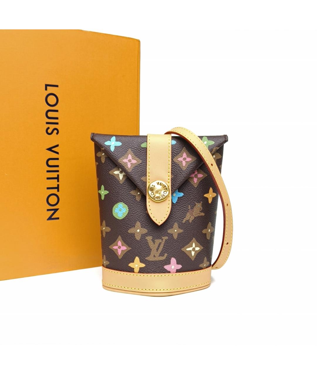 LOUIS VUITTON Коричневая сумка через плечо, фото 9