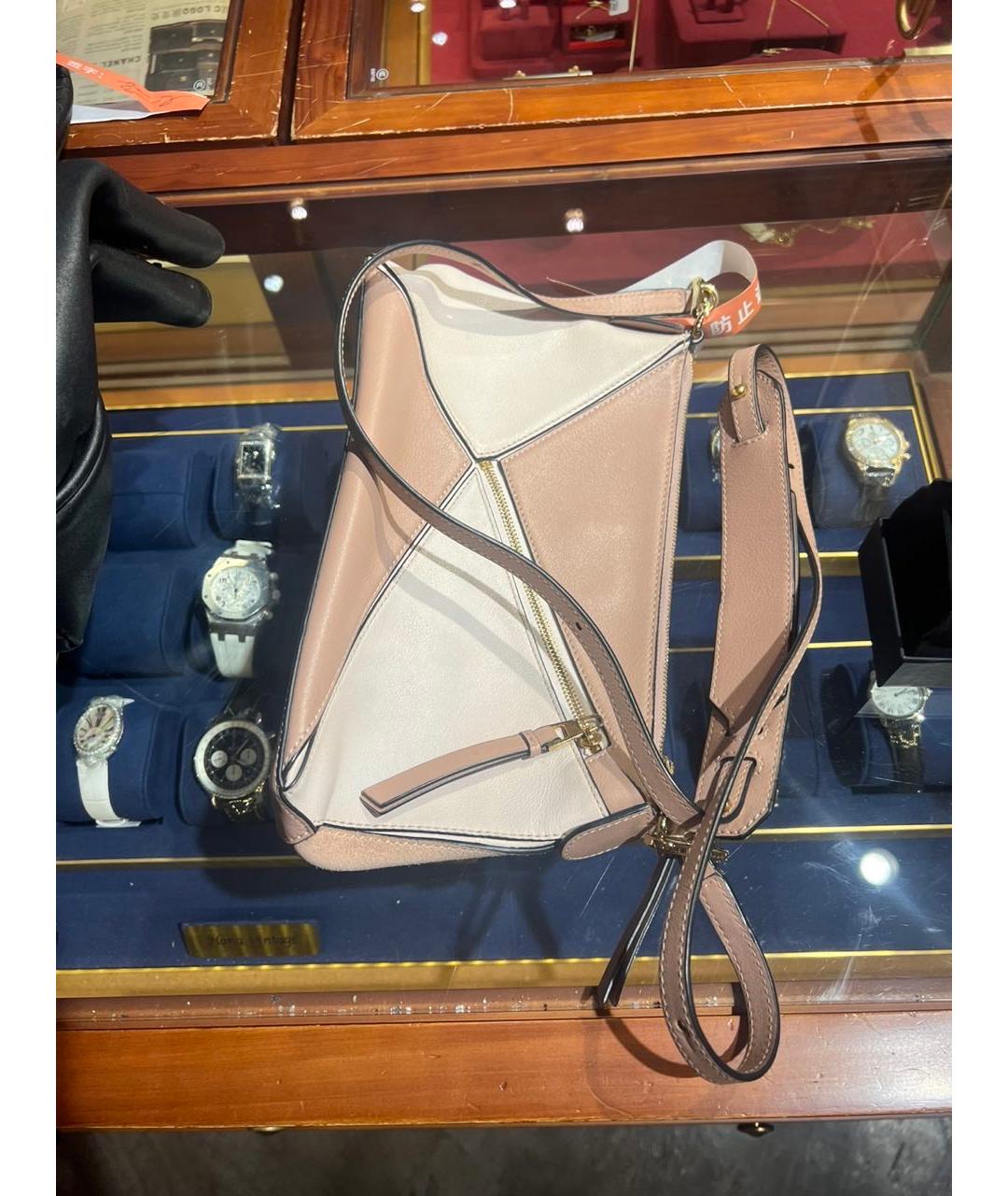 LOEWE Розовая кожаная сумка через плечо, фото 8