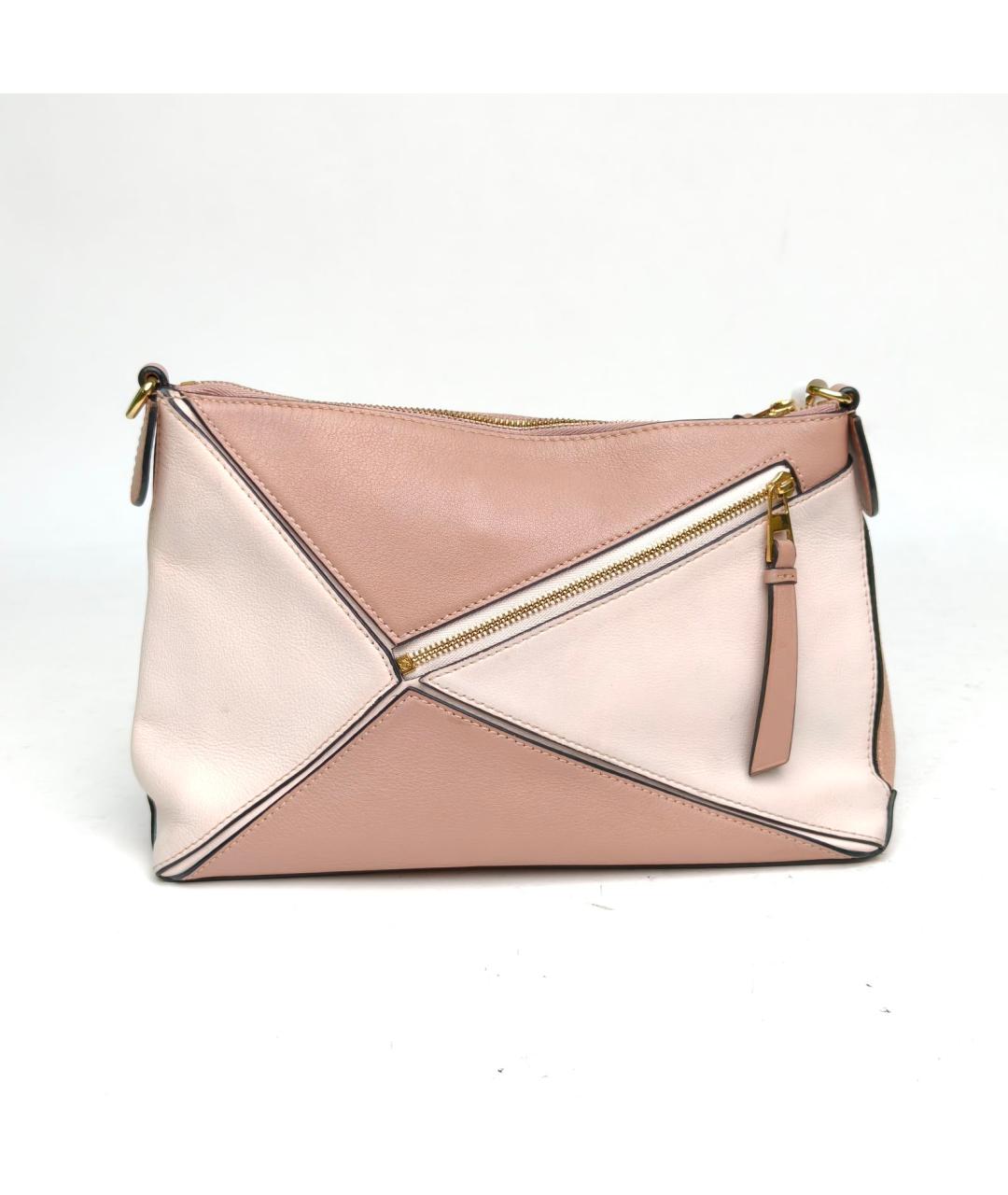 LOEWE Розовая кожаная сумка через плечо, фото 3