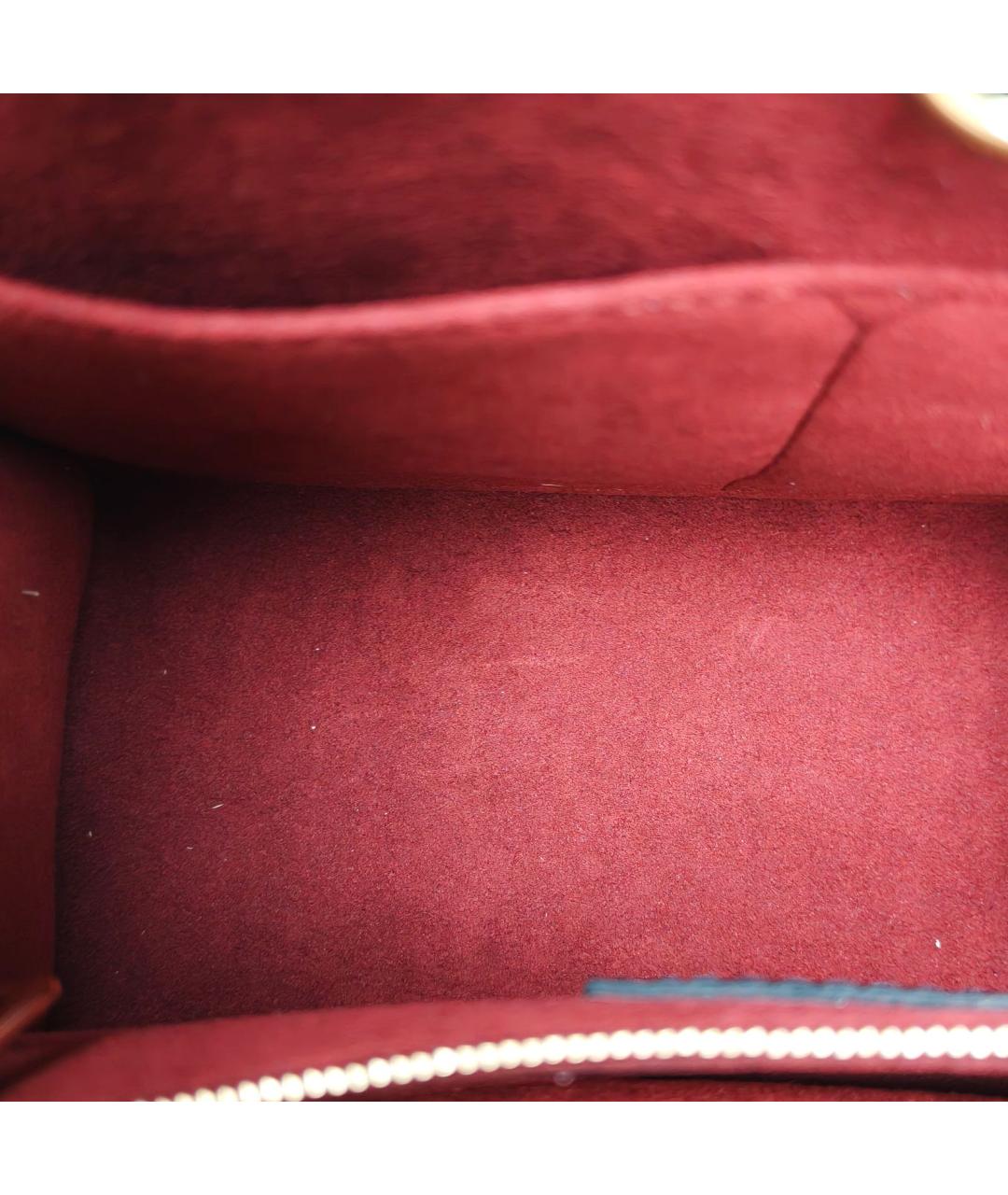 LOUIS VUITTON Черная кожаная сумка через плечо, фото 7