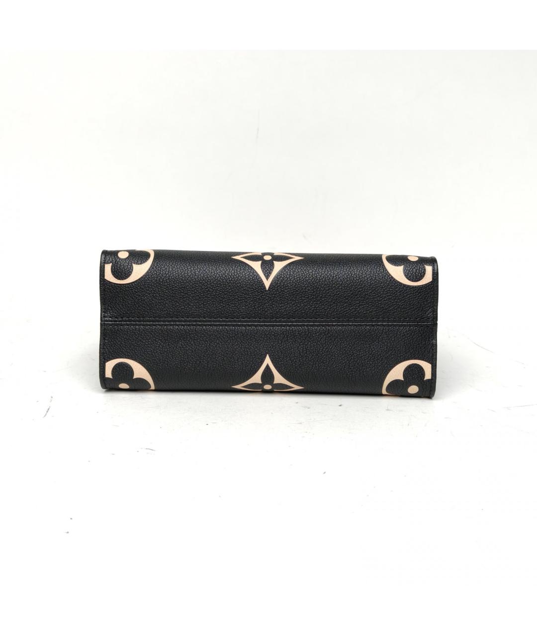 LOUIS VUITTON Черная кожаная сумка через плечо, фото 6