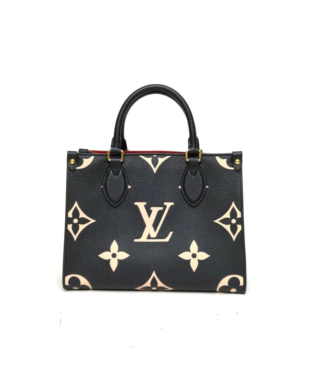 LOUIS VUITTON Черная кожаная сумка через плечо, фото 4