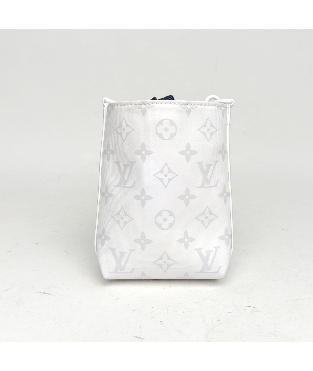 LOUIS VUITTON Белая сумка через плечо, фото 4