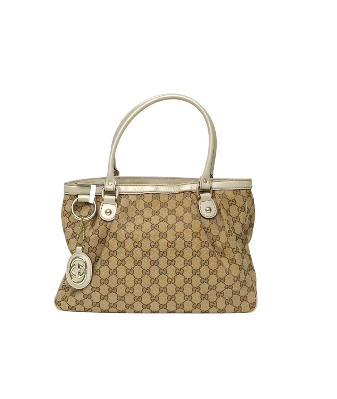 GUCCI Бежевая сумка тоут, фото 10