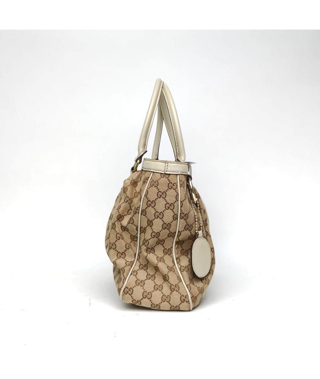 GUCCI Бежевая сумка тоут, фото 5