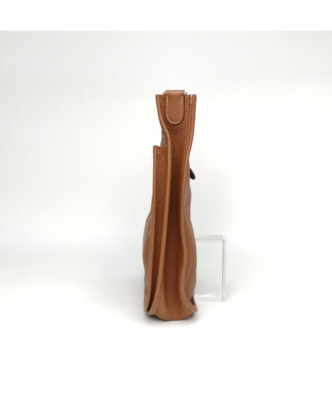 HERMES Коричневая сумка через плечо, фото 5