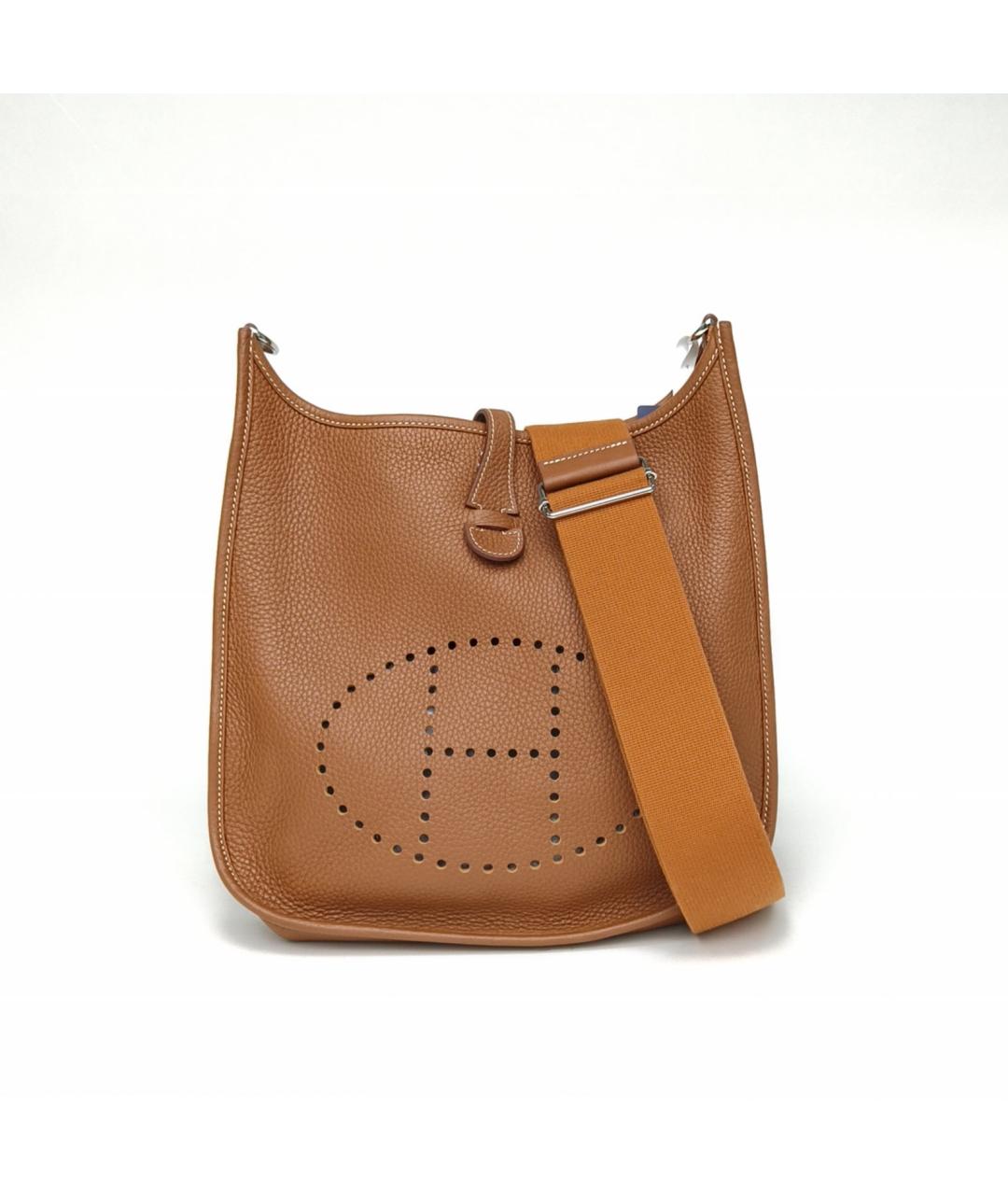 HERMES Коричневая сумка через плечо, фото 2