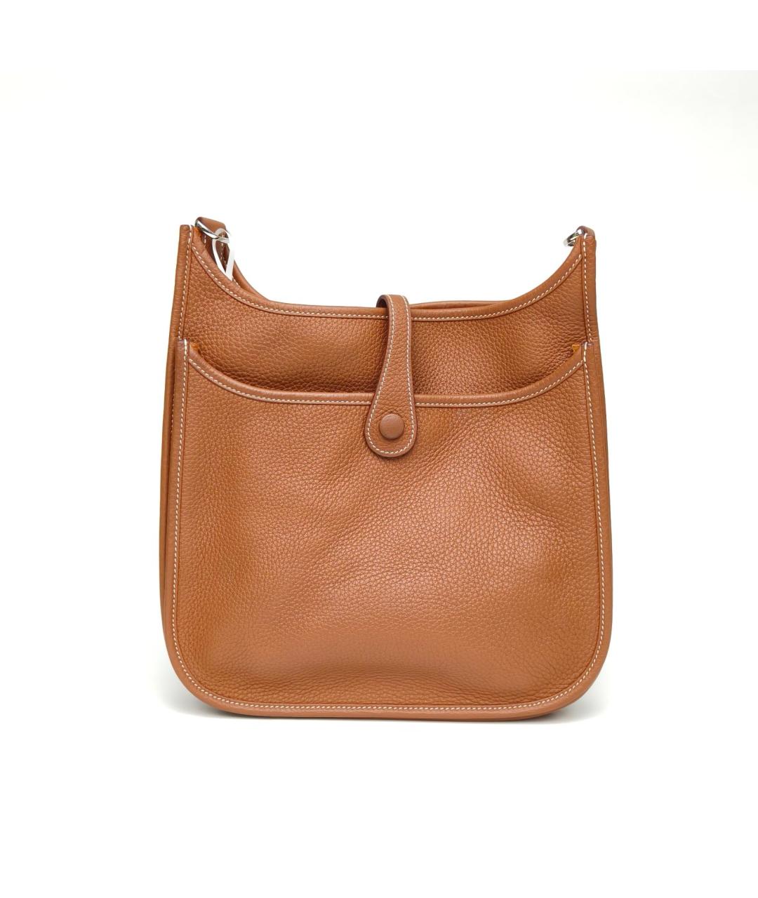 HERMES Коричневая сумка через плечо, фото 4