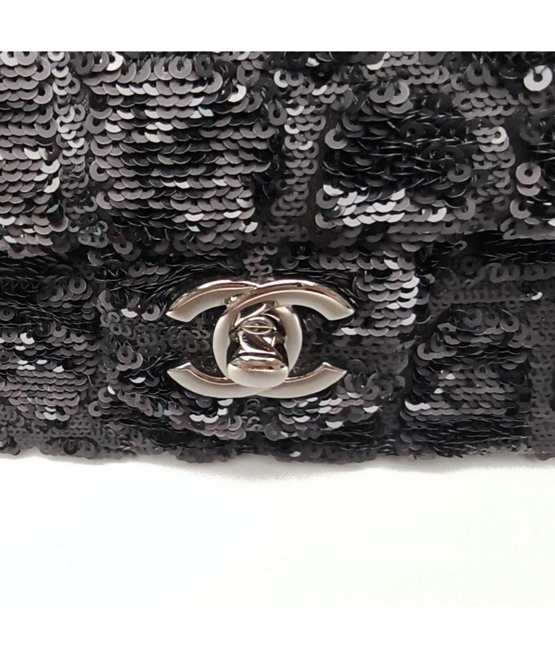 CHANEL Черная сумка через плечо, фото 8