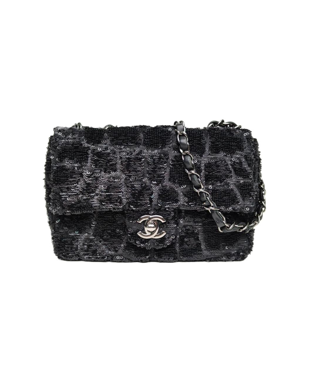 CHANEL Черная сумка через плечо, фото 10