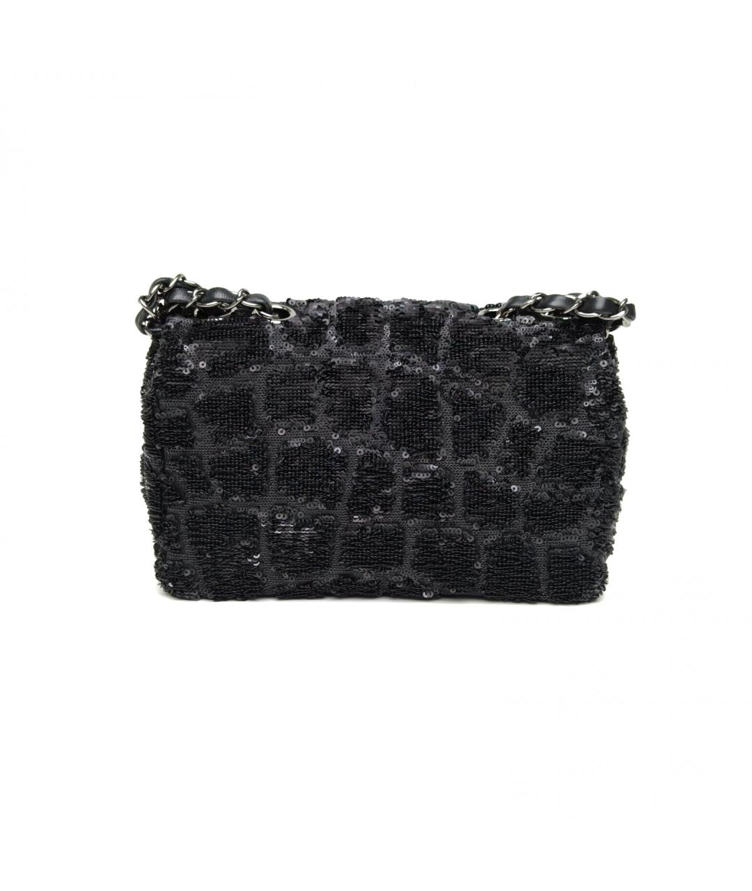 CHANEL Черная сумка через плечо, фото 4