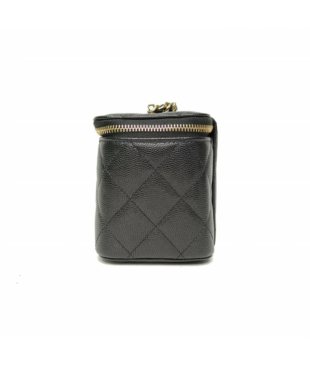 CHANEL Черная кожаная сумка через плечо, фото 3