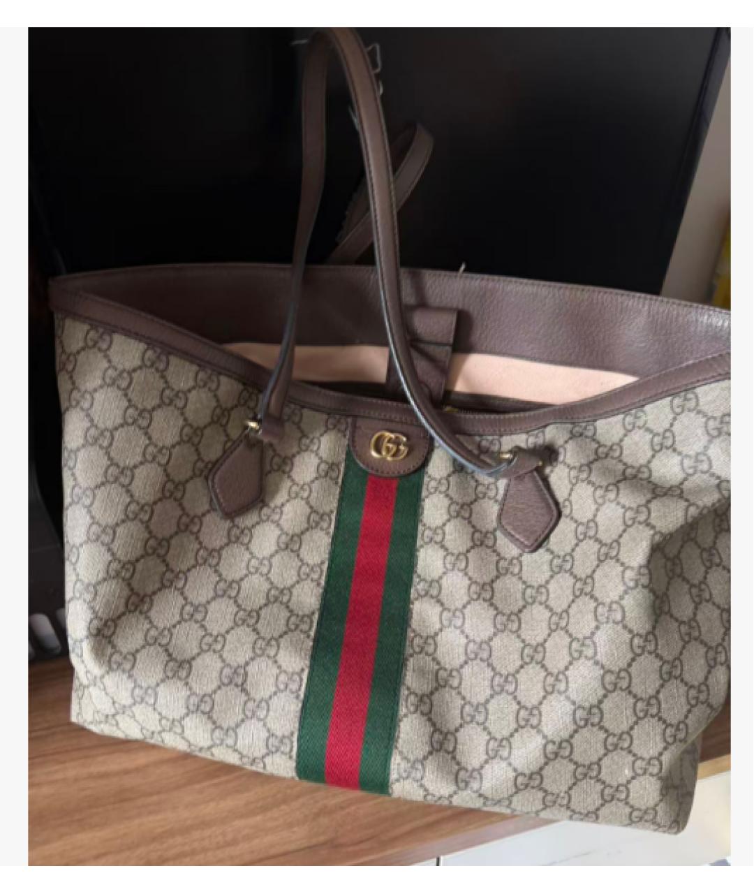 GUCCI Бежевая сумка через плечо, фото 9