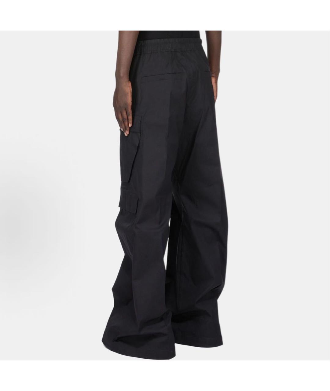 RICK OWENS Черные повседневные брюки, фото 2