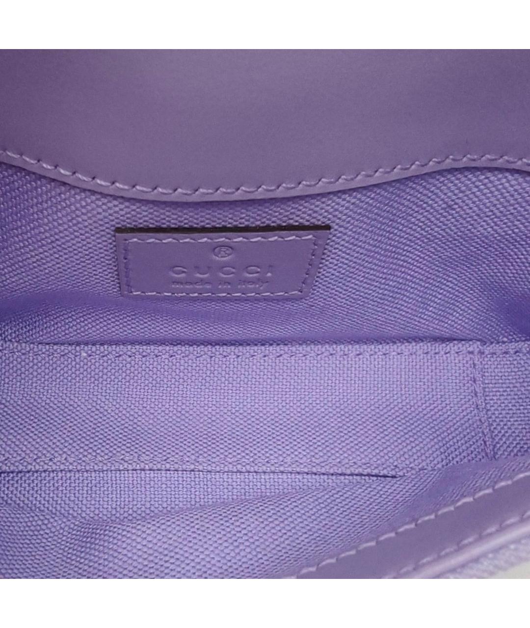 GUCCI Фиолетовая сумка через плечо, фото 8