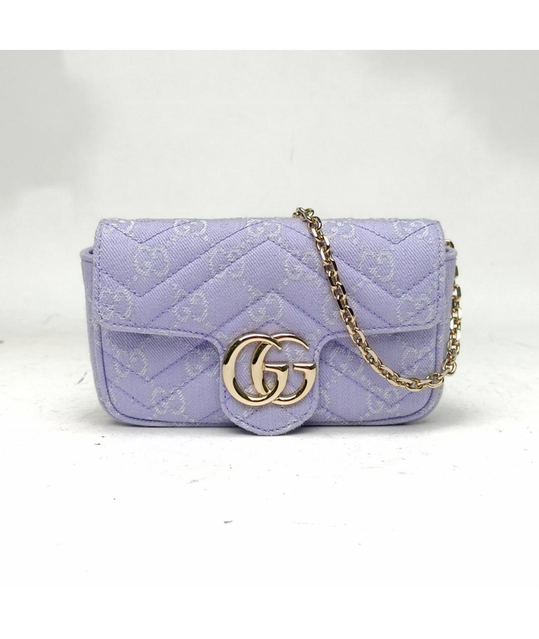 GUCCI Фиолетовая сумка через плечо, фото 2