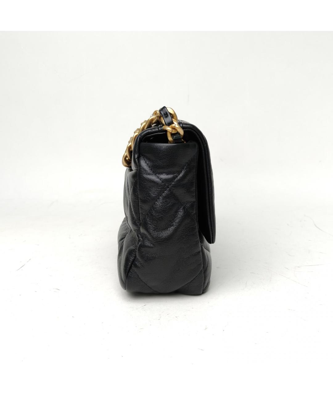 CHANEL Черная кожаная сумка через плечо, фото 5