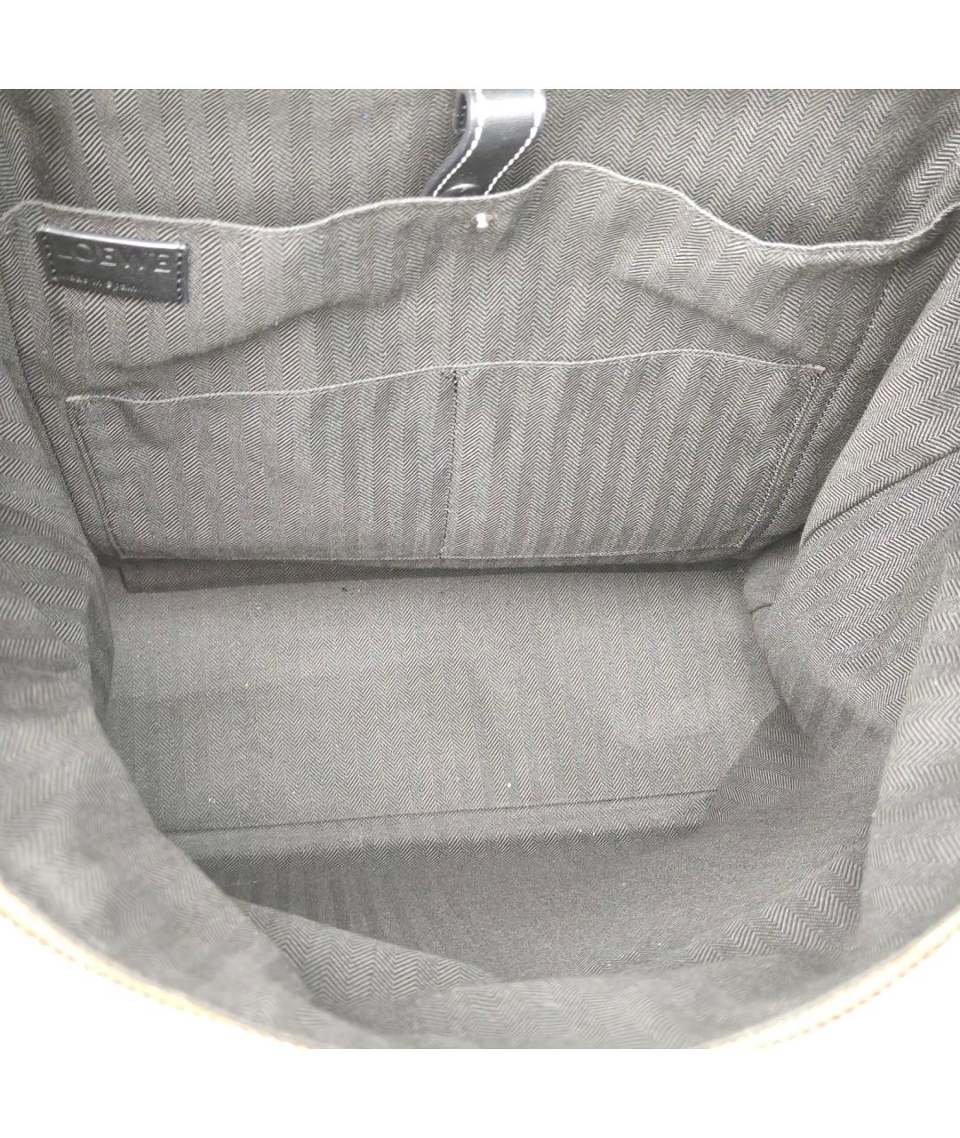 LOEWE Коричневый кожаный рюкзак, фото 6