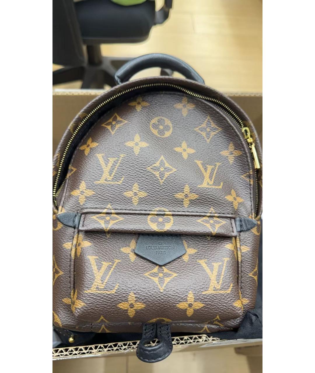 LOUIS VUITTON Коричневый рюкзак, фото 8