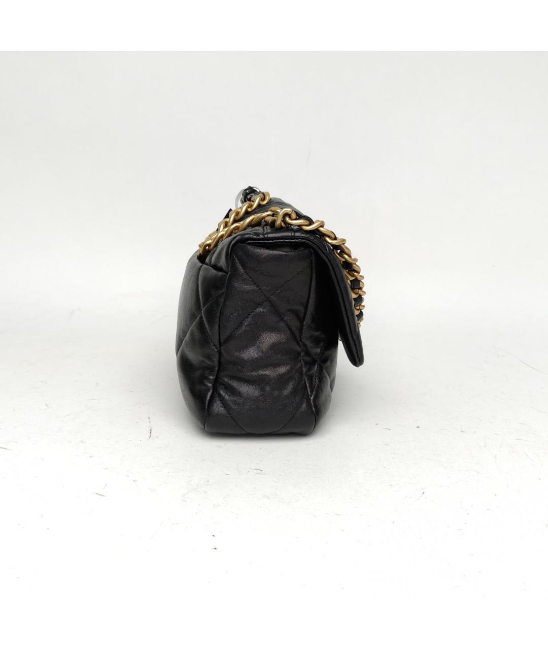 CHANEL Черная кожаная сумка через плечо, фото 3