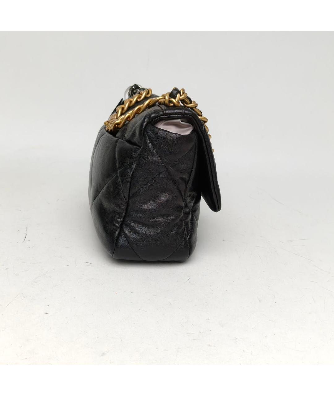 CHANEL Черная кожаная сумка через плечо, фото 9