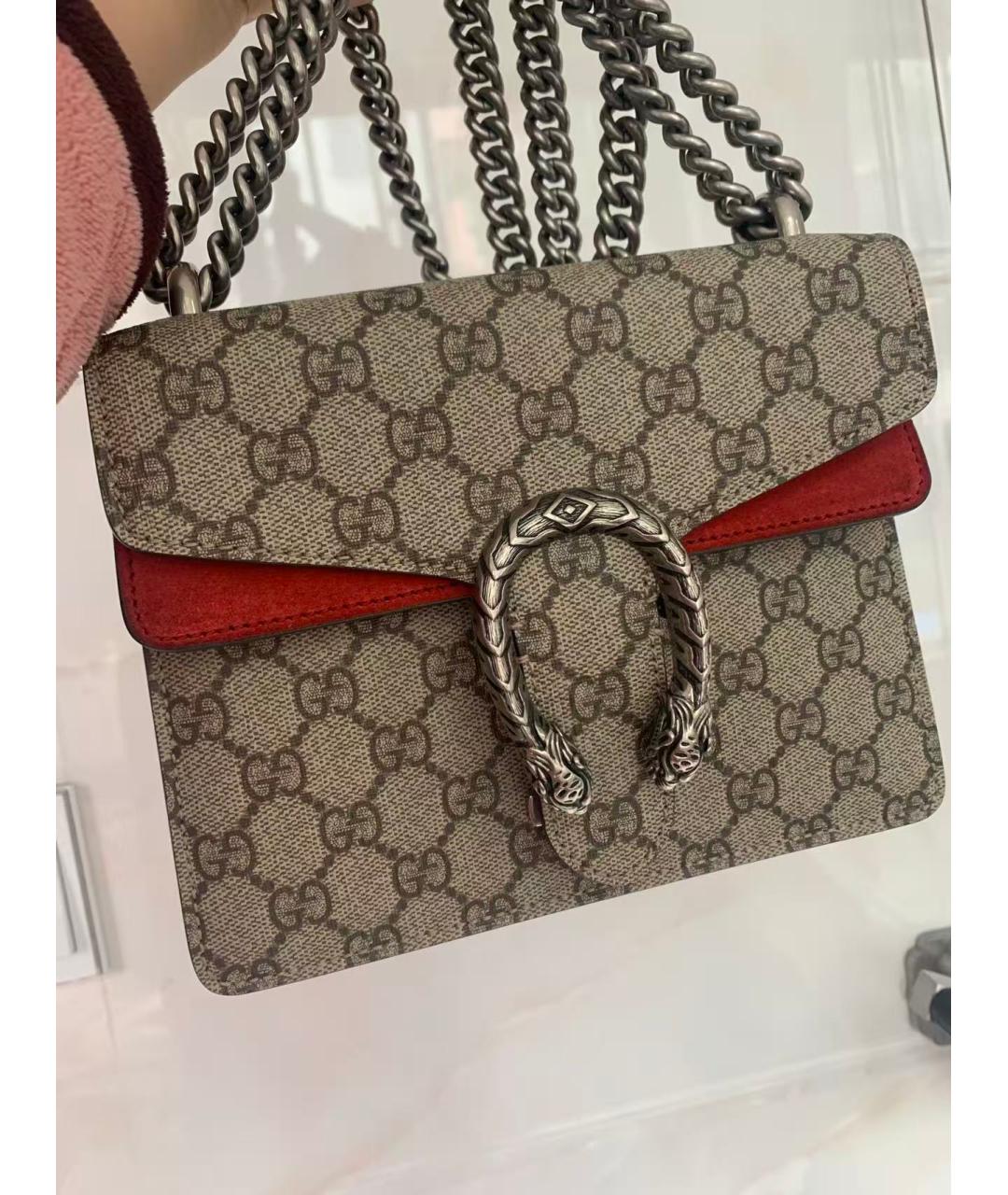 GUCCI Коричневая сумка через плечо, фото 8