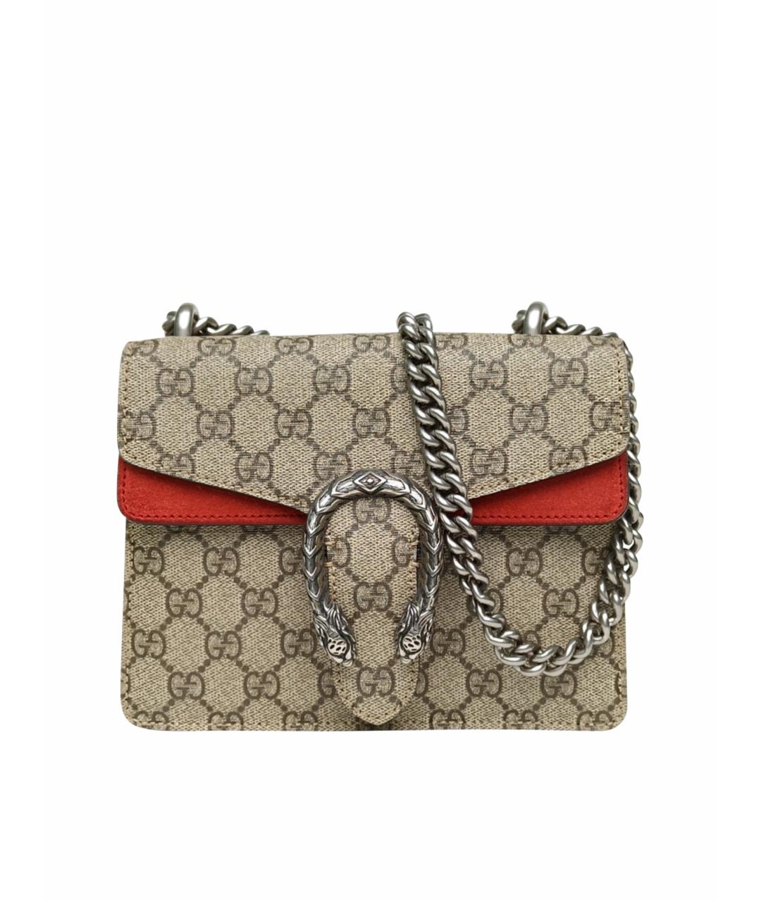 GUCCI Коричневая сумка через плечо, фото 1