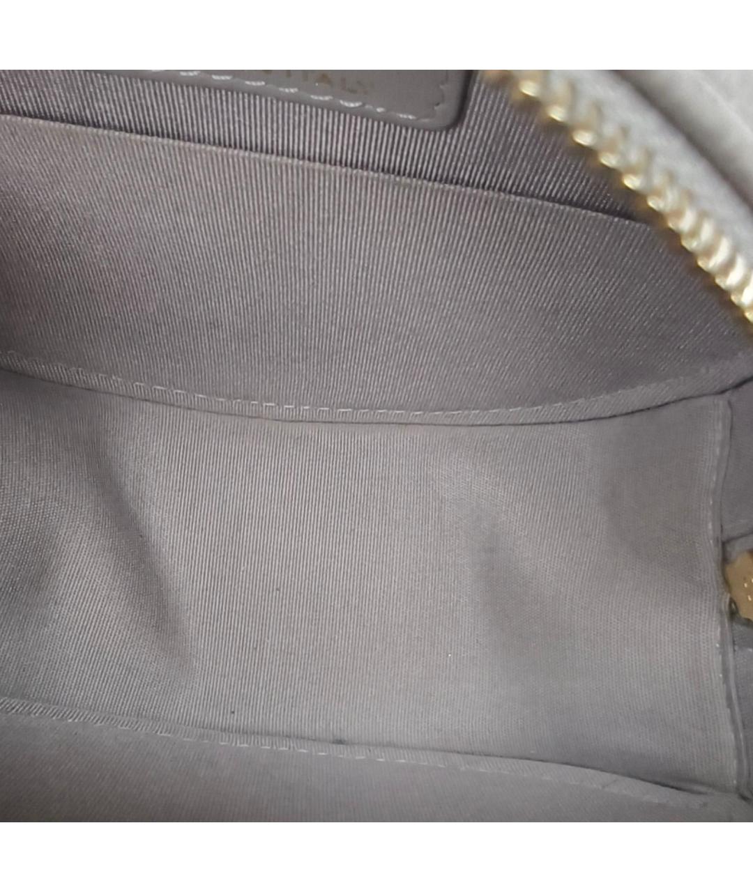 CHANEL Серая кожаная сумка через плечо, фото 7
