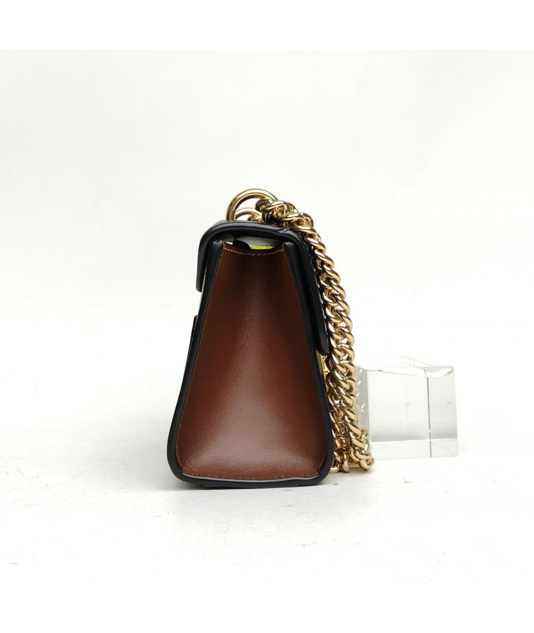 GUCCI Черная кожаная сумка через плечо, фото 3