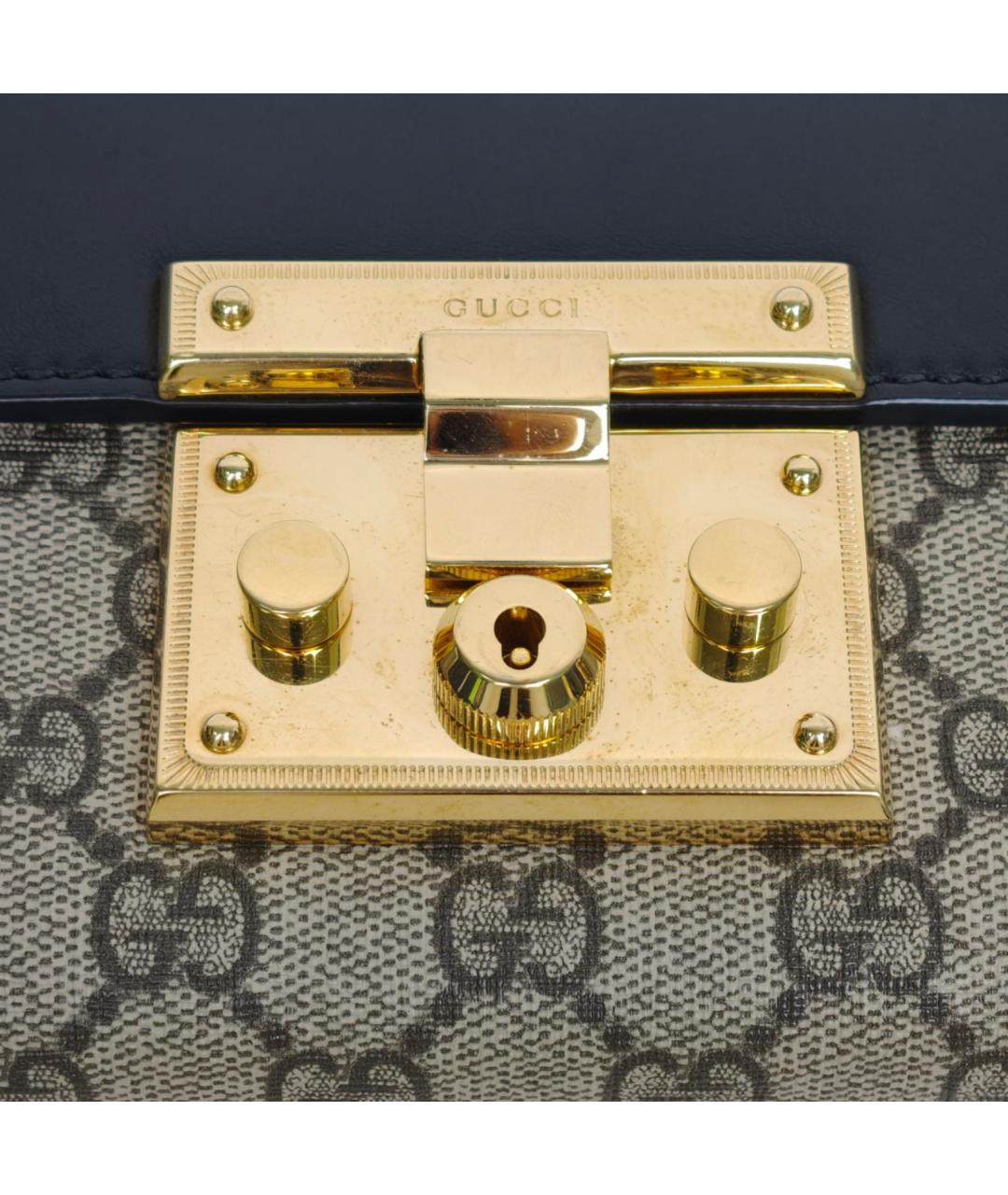 GUCCI Черная кожаная сумка через плечо, фото 7