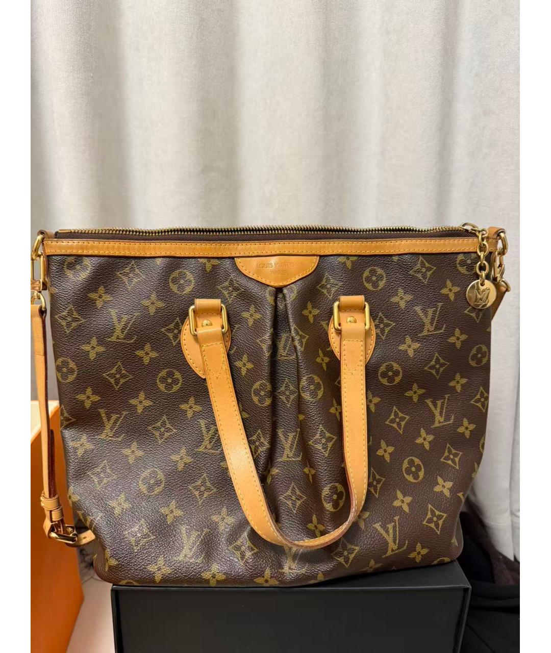 LOUIS VUITTON Коричневая сумка через плечо, фото 7
