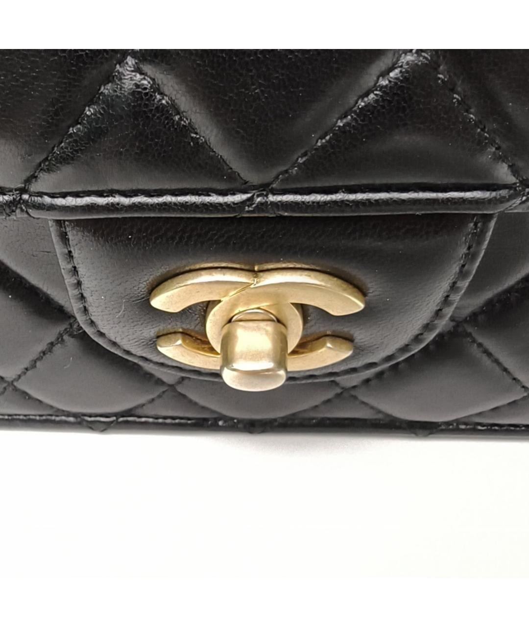 CHANEL Черная сумка через плечо, фото 8