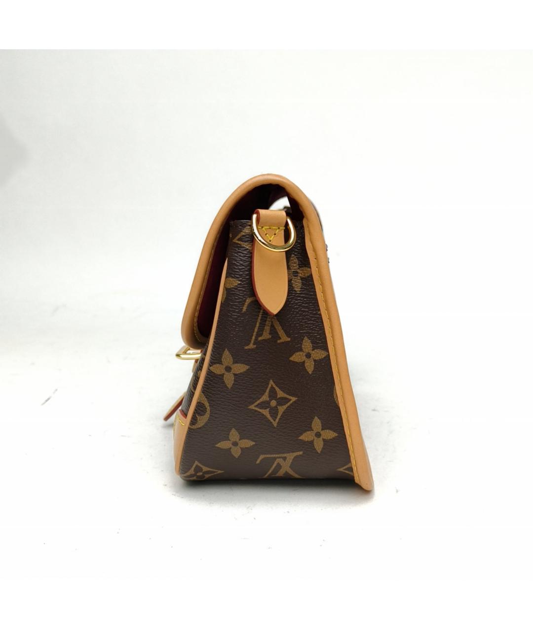 LOUIS VUITTON Коричневая сумка через плечо, фото 3