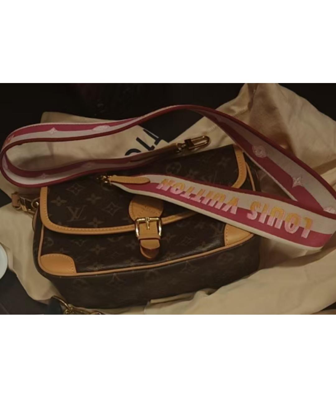 LOUIS VUITTON Коричневая сумка через плечо, фото 8