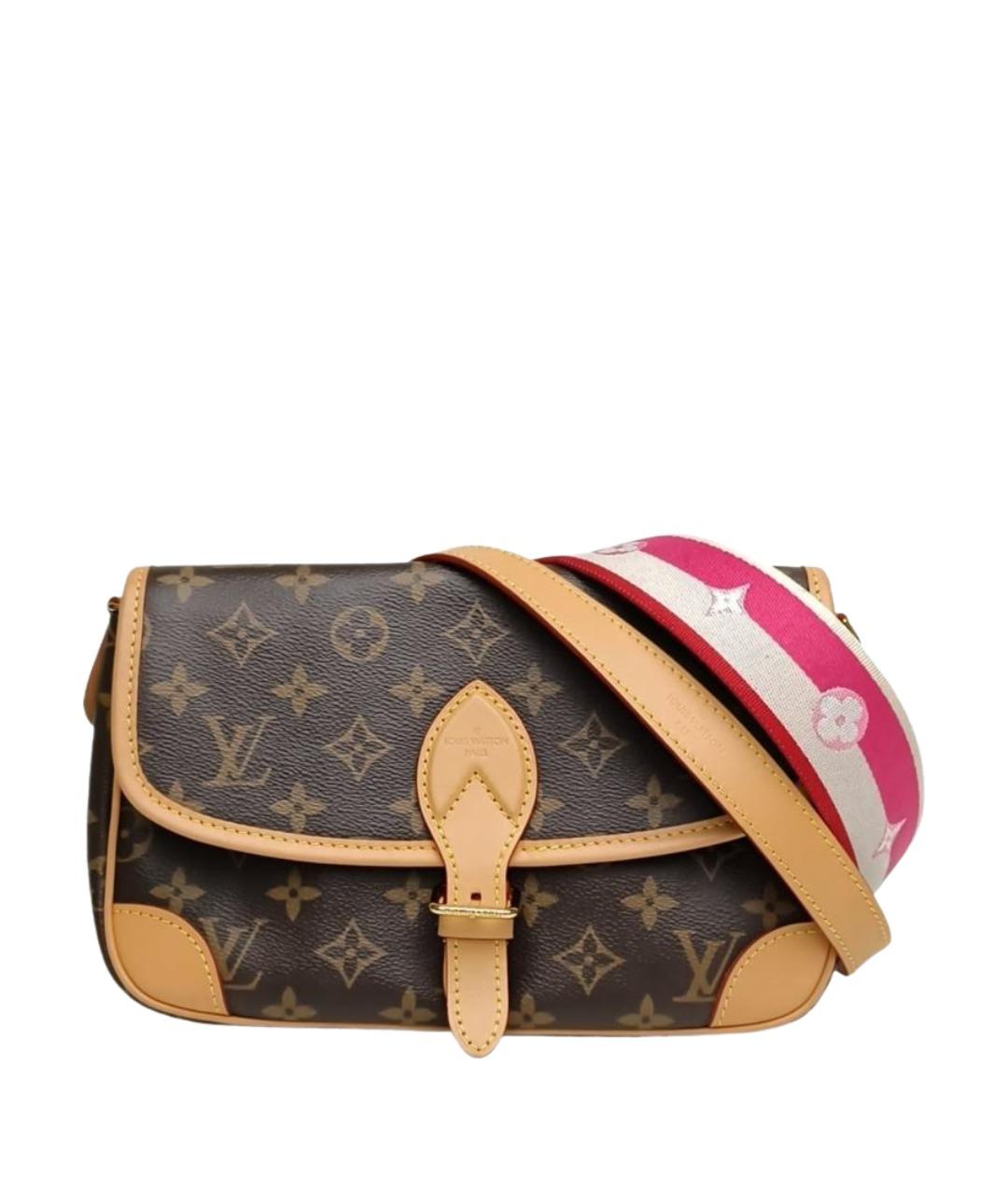 LOUIS VUITTON Коричневая сумка через плечо, фото 1