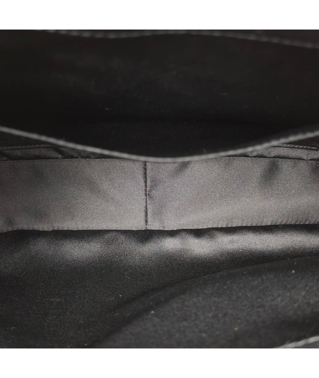 CHANEL Черная кожаная сумка тоут, фото 7