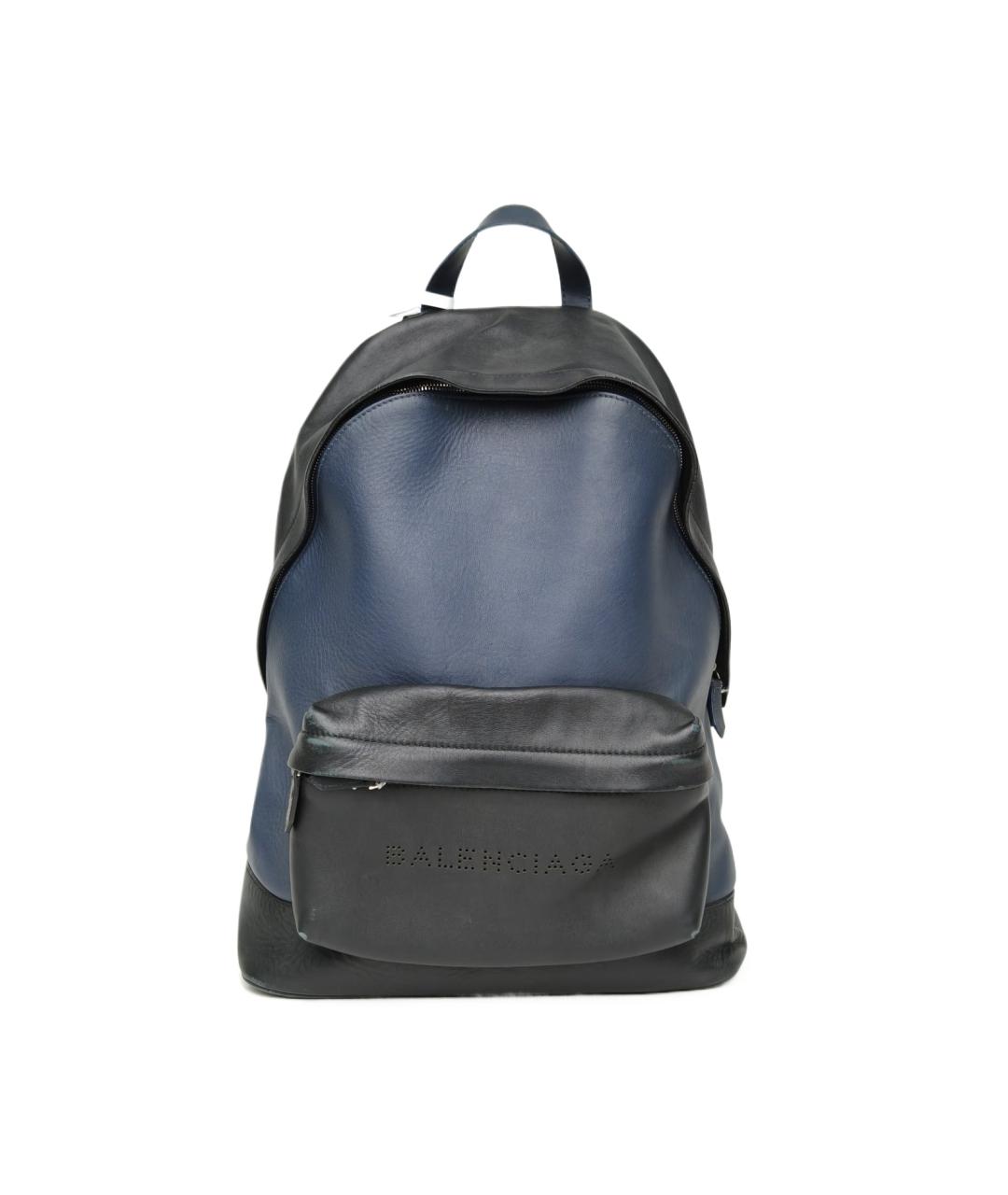 BALENCIAGA Черный кожаный рюкзак, фото 5