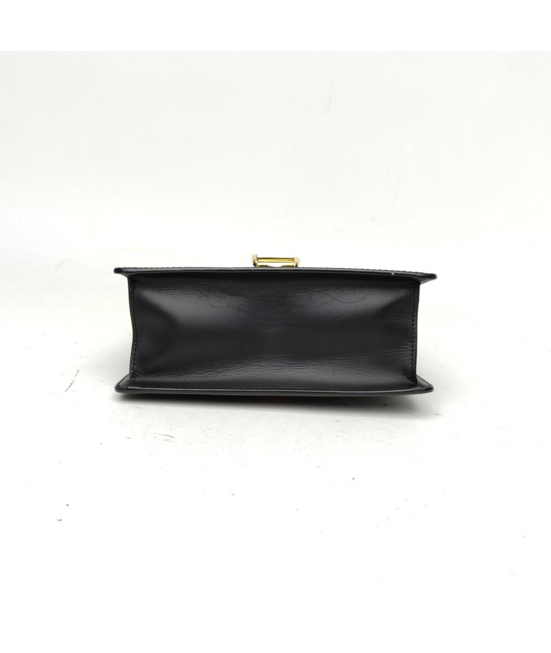 GUCCI Черная кожаная сумка через плечо, фото 6