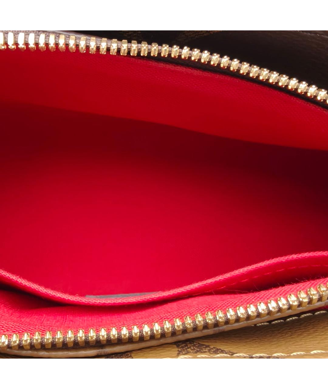 LOUIS VUITTON Коричневая сумка через плечо, фото 5