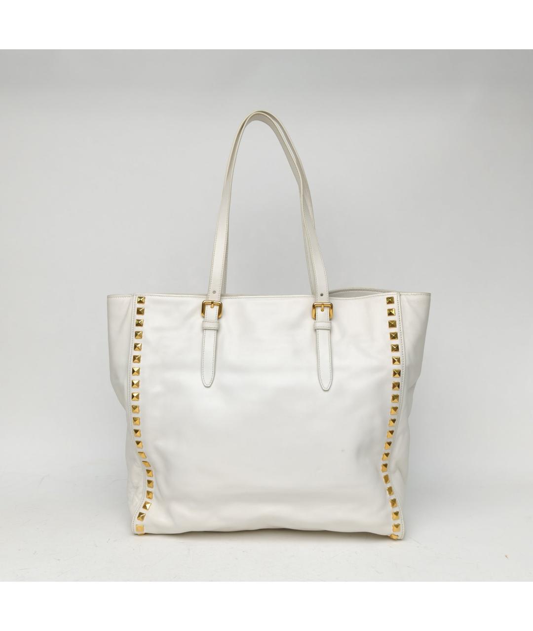 MIU MIU Белая кожаная сумка через плечо, фото 4