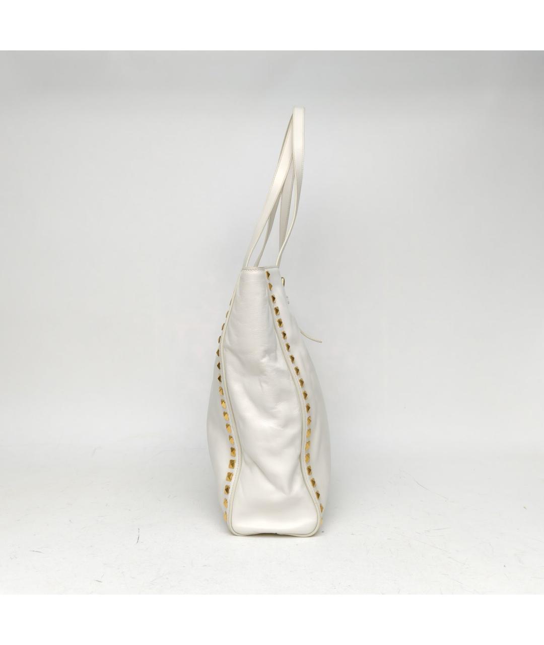 MIU MIU Белая кожаная сумка через плечо, фото 5